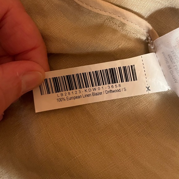 NWT Quince 100% European Linen Blazer in Driftwood - Picture 13 of 13